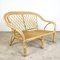 Vintage Rattan 2-Seater Sofa 6