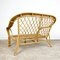 Vintage Rattan 2-Seater Sofa 3