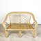 Vintage Rattan 2-Seater Sofa 5