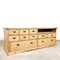 Antique Pine Bank of Drawers 1