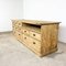 Antique Pine Bank of Drawers 10