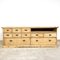 Antique Pine Bank of Drawers 9
