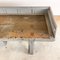 Antique Industrial Grey Wooden Workbench with Drawer 12