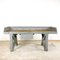 Antique Industrial Grey Wooden Workbench with Drawer, Image 4