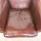 Vintage Dark Brown Sheep Leather Armchair, Image 7