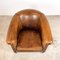 Vintage Cognac Sheep Leather Club Chair, Image 6