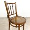 Vintage Wooden Bistro Chairs, Set of 4, Image 5