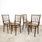 Chaises Bistrot Vintage en Bois, Set de 4 1