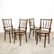 Vintage Wooden Bistro Chairs, Set of 4, Image 1