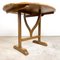 Antiker französischer ovaler Tisch aus Kirschholz mit Kippfunktion 5