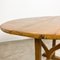 French Antique Oval Cherry Wood Tilt Top Table 7