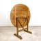 Antiker französischer ovaler Tisch aus Kirschholz mit Kippfunktion 3