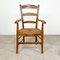 French Antique Cherry Wood Armchair, Image 5