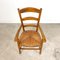French Antique Cherry Wood Armchair, Image 6