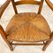 French Antique Cherry Wood Armchair, Image 10