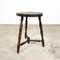 Three Legged Ash Wood Stool, Image 2