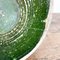 Antike französische Jatte / Tian Schale aus Terrakotta mit grüner Glasur 9