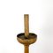 French Antique Gold Painted Wooden Candlestick, Image 2