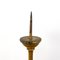 French Antique Gold Painted Wooden Candlestick 2