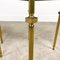 Vintage Golden Nesting Tables with Mirrored Smoked Glass, Set of 2 10