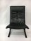 Mid-Century Black Leather Lounge Chair by Ingmar Relling for Westnofa, 1970s, Image 4