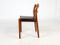 No. 84 Teak Dining Chairs by N.O Møller for Møller Møbler, Set of 4 3