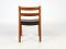 No. 84 Teak Dining Chairs by N.O Møller for Møller Møbler, Set of 4, Image 4