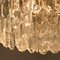 Large Palazzo Light Fixture in Gilt Brass and Glass by J. T. Kalmar 10