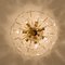 Large Palazzo Light Fixture in Gilt Brass and Glass by J. T. Kalmar 4