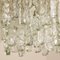 Brass Ice Glass Pendant Chandelier from Kalmar, 1970s, Image 3