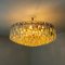 Large Palazzo Gilt Brass and Glass Chandelier from Kalmar, Austria, 1970s, Image 12