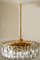 Large Palazzo Gilt Brass and Glass Chandelier from Kalmar, Austria, 1970s 19