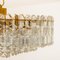Large Palazzo Gilt Brass and Glass Chandelier from Kalmar, Austria, 1970s, Image 7