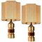 Large Bitossi Lamps from Bergboms with Custom Made Shades by Rene Houben, Set of 4 1
