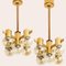 Brass and Glass Light Fixtures in the Style of Jakobsson, 1960s, Set of 3, Image 19