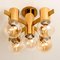 Brass and Glass Light Fixtures in the Style of Jakobsson, 1960s, Set of 3, Image 18