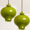 Green Glass Pendant Lights by Hans-agne Jakobsson for Staff, 1960s, Set of 2 2