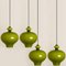 Green Glass Pendant Lights by Hans-agne Jakobsson for Staff, 1960s, Set of 2, Image 8