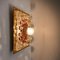 Lampada da parete in vetro di Murano con luce, anni '60, Immagine 7