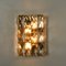 Chrome-Plated Crystal Glass Wall Light Fixtures from Palwa, 1970s, Set of 4 15
