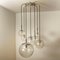 Cascade Chandelier with Seven Hand Blown Globes from Glashütte Limburg, Image 10