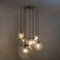 Cascade Chandelier with Seven Hand Blown Globes from Glashütte Limburg 16