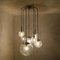 Cascade Chandelier with Seven Hand Blown Globes from Glashütte Limburg, Image 13