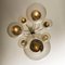 Cascade Chandelier with Seven Hand Blown Globes from Glashütte Limburg, Image 7