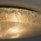 Textured Sunbrust Flush Mount / Wall Sconce by Hillebrand, 1960s 7