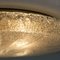 Textured Sunbrust Flush Mount / Wall Sconce by Hillebrand, 1960s, Image 7