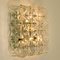 Wall Light / Flushmounts in Nickel Crystal Glass from Kinkeldey, 1970s 5