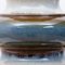 Lampada da terra grande in ceramica con paralume in seta di René Houben, anni '60, Immagine 10