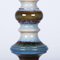 Große Stehlampe aus Keramik mit neuem maßgeschneidertem Lampenschirm aus Seide von René Houben, 1960er 2