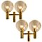 Wall Lights in the Style of Hans-agne Jacobsson, Sweden, 1960s, Set of 2 1
